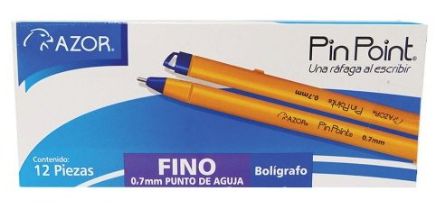 Pluma Azor Punto Fino Azul