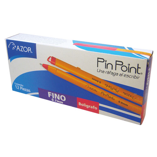 Pluma Azor Punto Fino Rojo