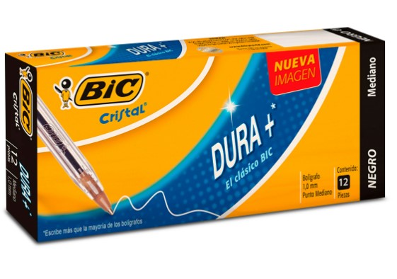 Pluma Bic Punto Mediano Negro