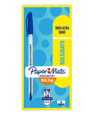 Pluma Paper Mate Punto Med Azul