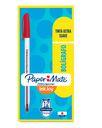 Pluma Paper Mate Punto Med Rojo