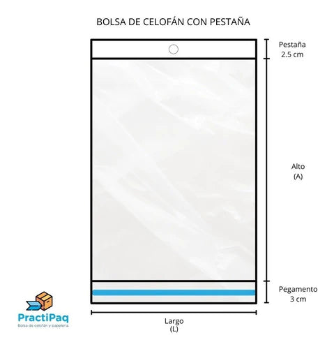 Bolsa Celofan C/P 12x27