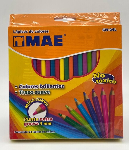 Colores Mae Largo 24pzas