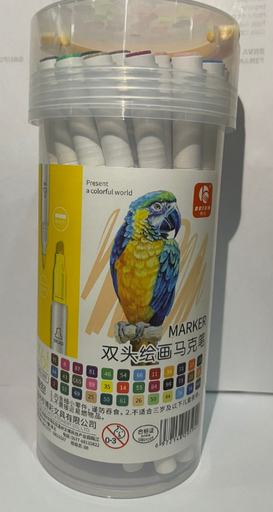 Marcador Set Doble Punta Bote 36 pzas