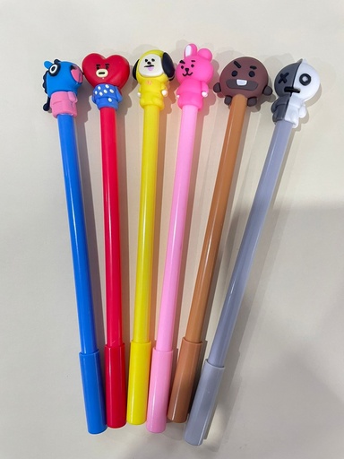 Pluma Gel BT21 12 pzas